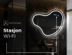 LED-badsspeil med uregelmessig form N223 #6