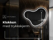 LED-badsspeil med uregelmessig form N223 #7