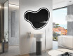 LED-badsspeil med uregelmessig form N223 #9