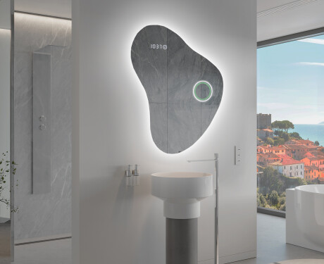 LED-badsspeil med uregelmessig form V221 #10