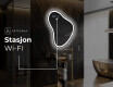 LED-badsspeil med uregelmessig form V222 #7