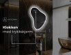 LED-badsspeil med uregelmessig form V222 #8