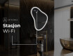 LED-badsspeil med uregelmessig form V223 #8