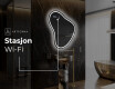 LED-badsspeil med uregelmessig form V223 #7