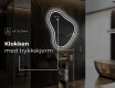LED-badsspeil med uregelmessig form V223 #8