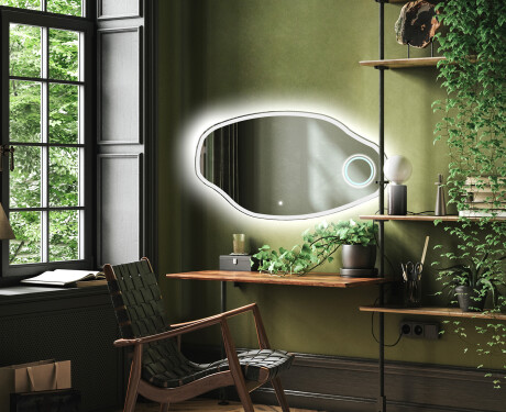 Dekorativt speil med LED lys O222 #4