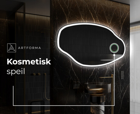LED-badsspeil med uregelmessig form O222 #4