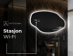 LED-badsspeil med uregelmessig form O222 #6