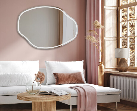 Dekorativt speil med LED lys O223 #5