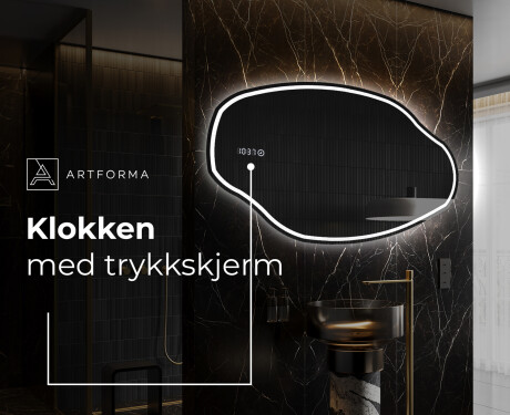 LED-badsspeil med uregelmessig form O223 #7