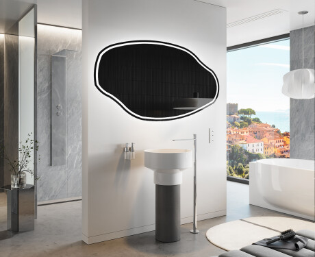 LED-badsspeil med uregelmessig form O223 #9