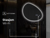LED-badsspeil med uregelmessig form H221 #7