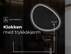 LED-badsspeil med uregelmessig form H221 #8