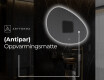 LED-badsspeil med uregelmessig form H221 #9