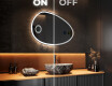 LED-badsspeil med uregelmessig form H222 #3
