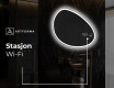 LED-badsspeil med uregelmessig form H222 #9