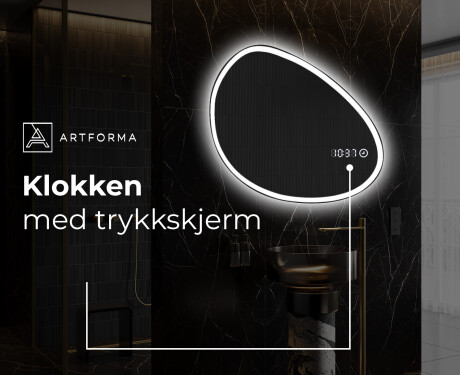 LED-badsspeil med uregelmessig form H222 #8