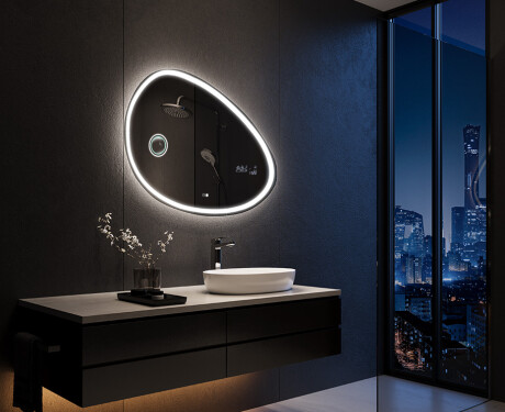 LED-badsspeil med uregelmessig form H222 #10