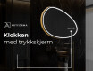 LED-badsspeil med uregelmessig form H223 #7