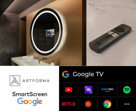 Rundt Speil Til Bad Med Lys L33 #8