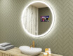 Rundt Speil Til Bad Med Lys L76 90cm - SmartScreen, DualColor