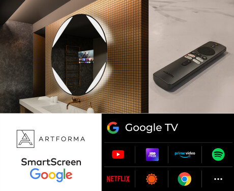 Rundt Speil Til Bad Med Lys L114 #7