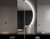 Elegant LED Halvmåne Speil - For Bad A221 #3
