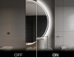 Elegant LED Halvmåne Speil - For Bad A223 #3