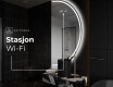 Elegant LED Halvmåne Speil - For Bad A223 #6