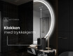 Elegant LED Halvmåne Speil - For Bad A223 #7