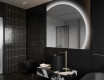 Elegant LED Halvmåne Speil - For Bad Q221