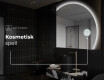 Elegant LED Halvmåne Speil - For Bad Q221 #5