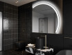 Elegant LED Halvmåne Speil - For Bad Q222