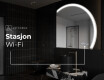 Elegant LED Halvmåne Speil - For Bad Q222 #8