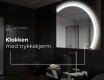Elegant LED Halvmåne Speil - For Bad Q222 #9