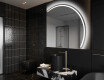 Elegant LED Halvmåne Speil - For Bad Q223
