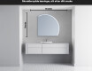 Elegant LED Halvmåne Speil - For Bad Q223 #5