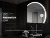 Elegant LED Halvmåne Speil - For Bad Q223 #6