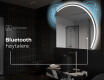 Elegant LED Halvmåne Speil - For Bad Q223 #6