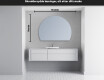 Elegant LED Halvmåne Speil - For Bad W221 #4