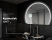 Elegant LED Halvmåne Speil - For Bad W221 #5