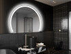 Elegant LED Halvmåne Speil - For Bad W222