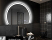 Elegant LED Halvmåne Speil - For Bad W222 #3