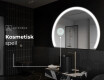Elegant LED Halvmåne Speil - For Bad W222 #6
