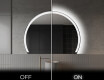 Elegant LED Halvmåne Speil - For Bad W222 #3