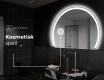 Elegant LED Halvmåne Speil - For Bad W222 #5