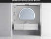 Elegant LED Halvmåne Speil - For Bad W223 #5