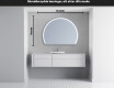 Elegant LED Halvmåne Speil - For Bad W223 #4