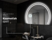 Elegant LED Halvmåne Speil - For Bad W223 #5