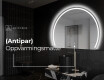Elegant LED Halvmåne Speil - For Bad W223 #9